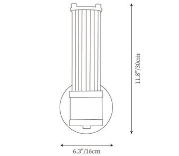 Allen Wall Lamp — Dimension drawings 1