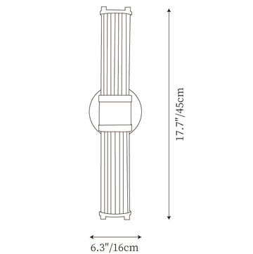 Allen Wall Lamp — Dimension drawings 2