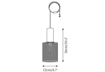 Concrete Industry Swag Lights — Dimensioentekeningen 2