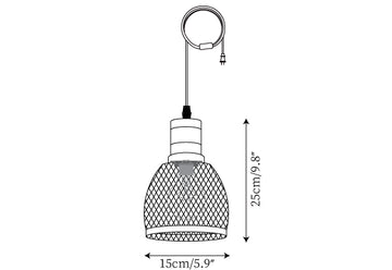 Concrete Industry Swag Lights — Dimensioentekeningen 3