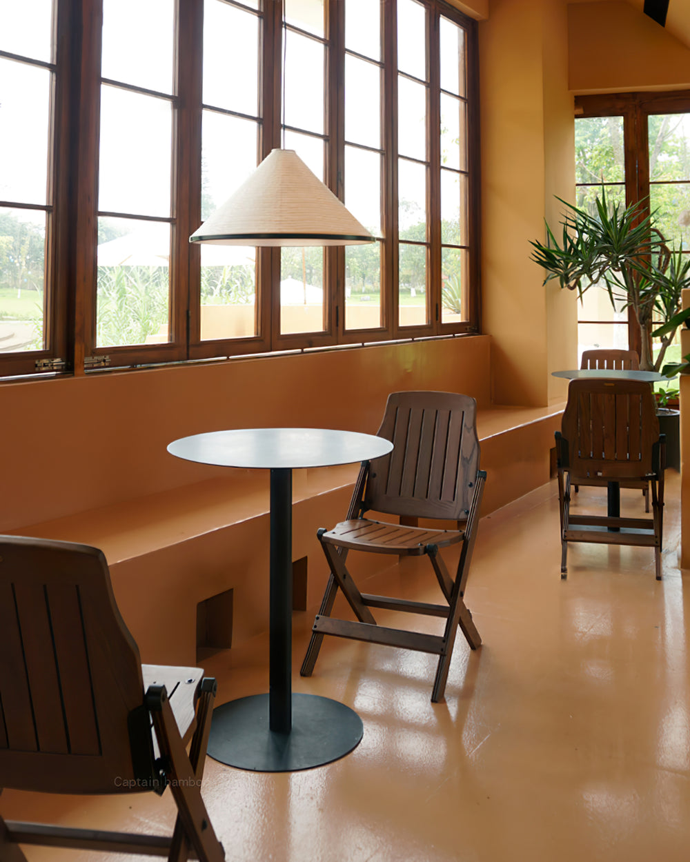 Cone Washi Pendant Light – detail 2