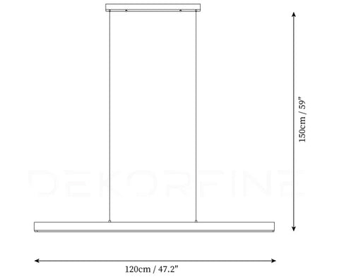 L 47.2″ x H 59″ / L 120cm x H 150cm