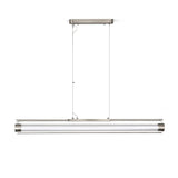 Glass Tube Linear Chandelier