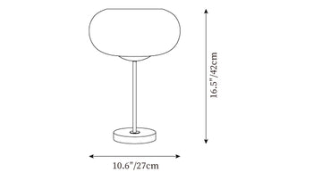 Lumi Table Lamp — Dimension drawings 1