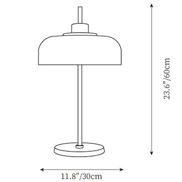 Maybe Table Lamp — Dimension drawings 1