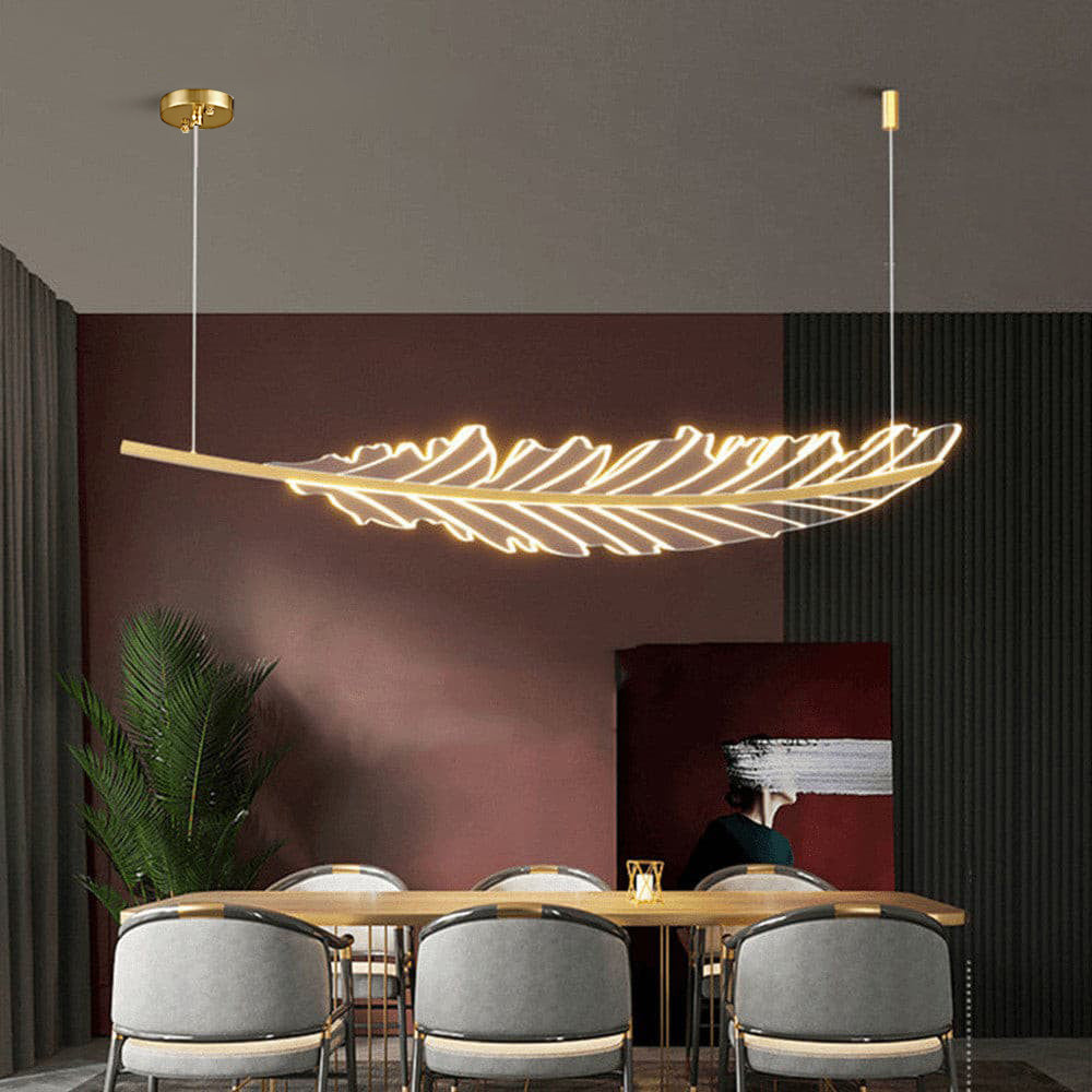 Modern Leaf Shaped Chandelier – detail 2