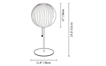 Nelson Table Lamp — Dimension drawings 1