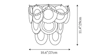 Nenufar Wall Lamp — Dimension drawings 1