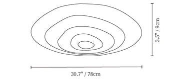 Ripple Ceiling Lamp — Dimension drawings 3