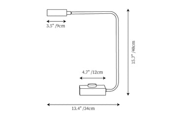 Rondo Table Lamp — Dimension drawings 1