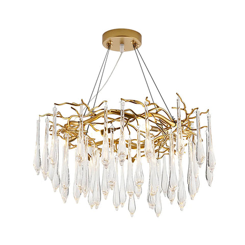 Teardrop Round Crystal Chandelier – detail 14