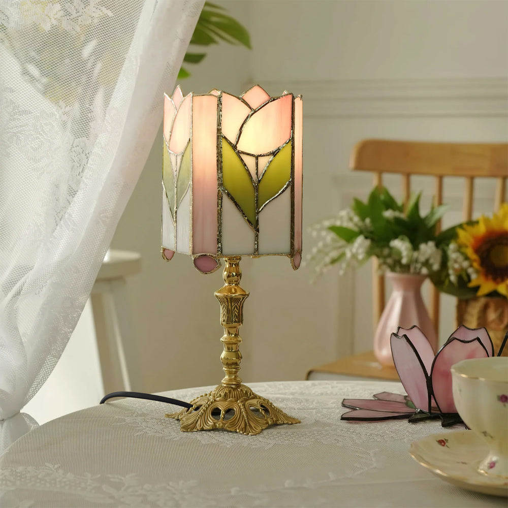 Tulip Tiffany Table Lamp – detail 2