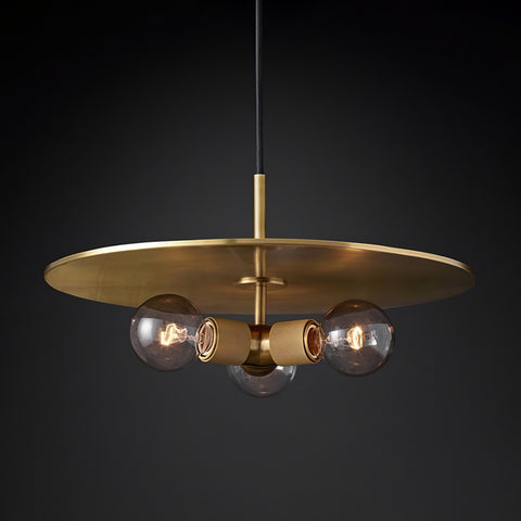 Armed Brass Pendant Lamp – detail 19