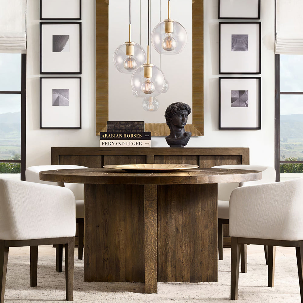 Armed Brass Pendant Lamp – detail 2