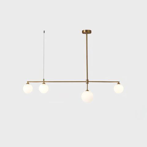 Brass Globe Chandelier – detail 22