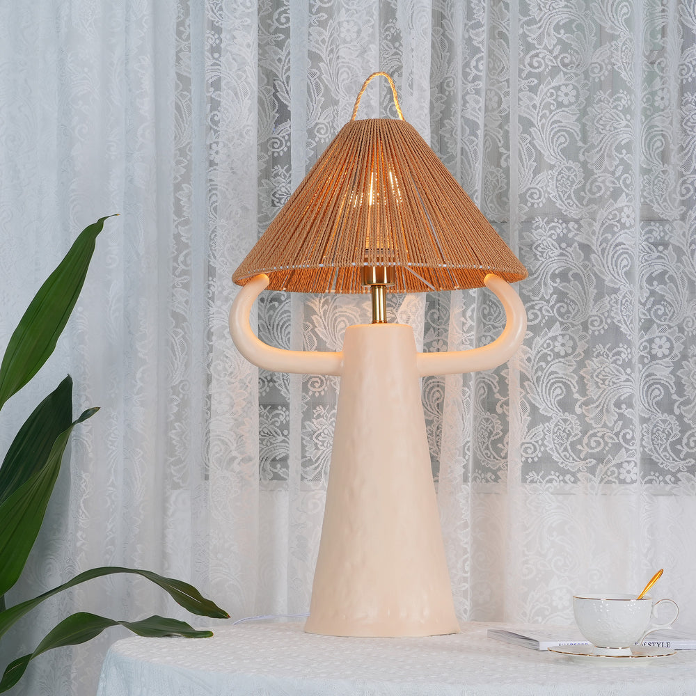 Horns Ceramic Table Lamp – detail 2