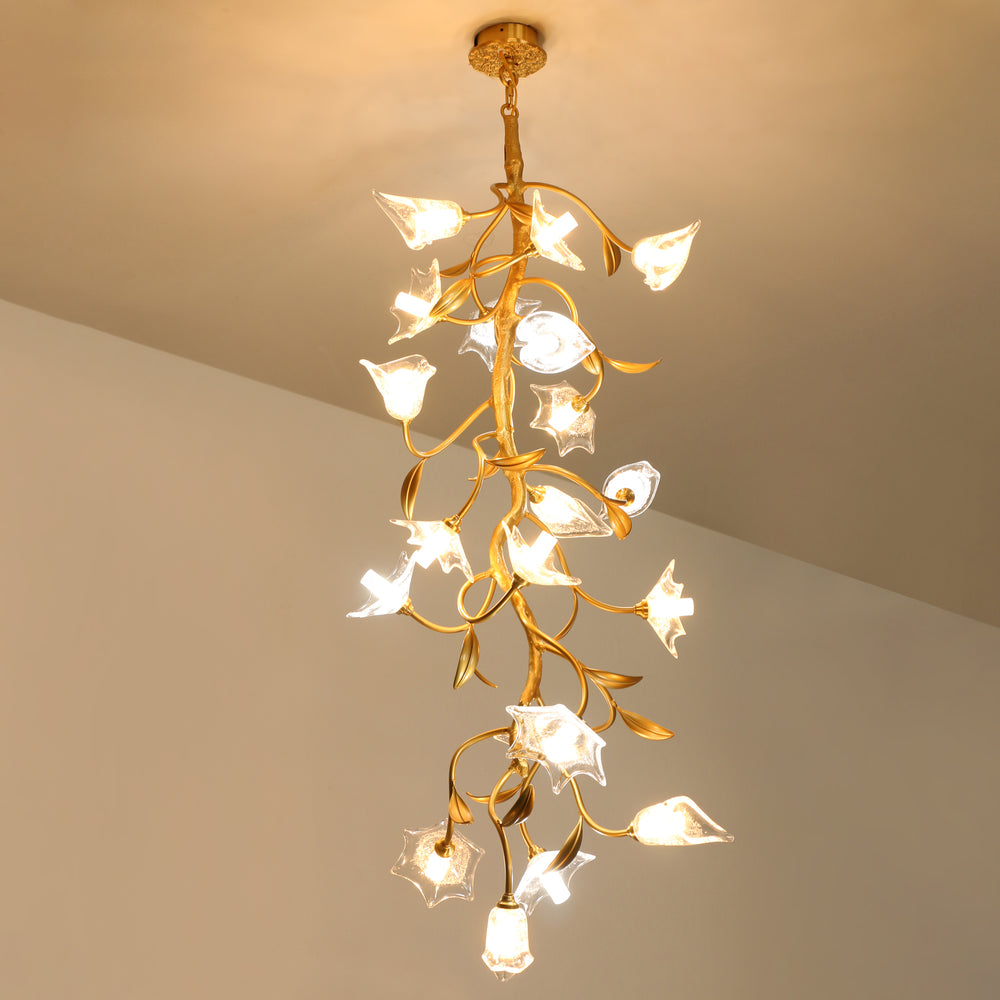 Flower Craftsman Chandelier – detail 2