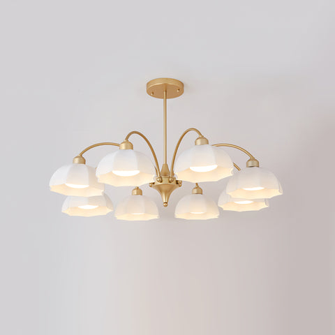 Frosted Glass Bell Chandelier – detail 22