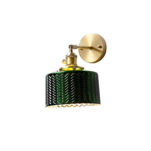 Green Glass Wall Lamp – detail 17