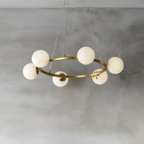 Helix Alabaster Chandelier – detail 3
