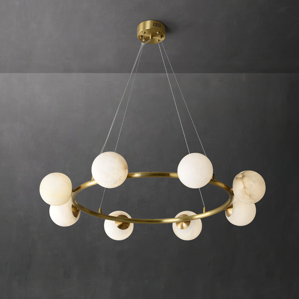 Helix Alabaster Chandelier – detail 2