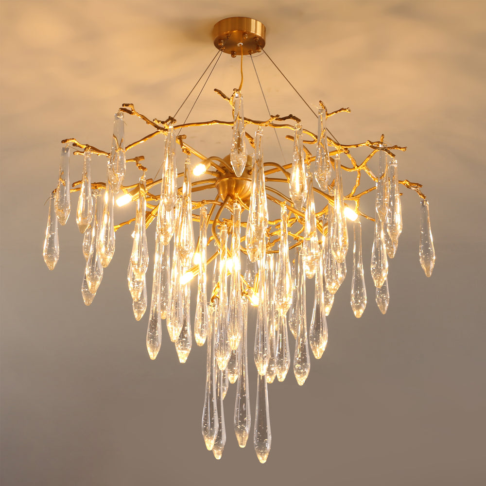 Icicle Crystal Chandelier – detail 2