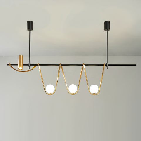 Linear Island Chandelier – detail 2