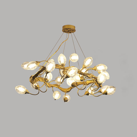 Lotus Brass Chandeliers – detail 20