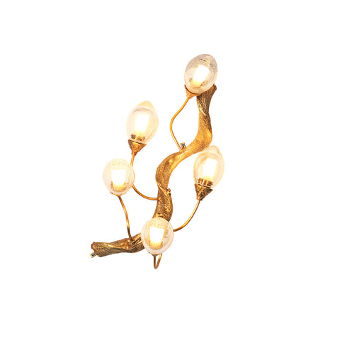 Lotus Brass Wall Lamp – detail 17