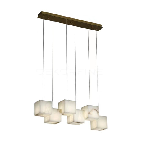 Alabaster Box Chandelier – detail 17