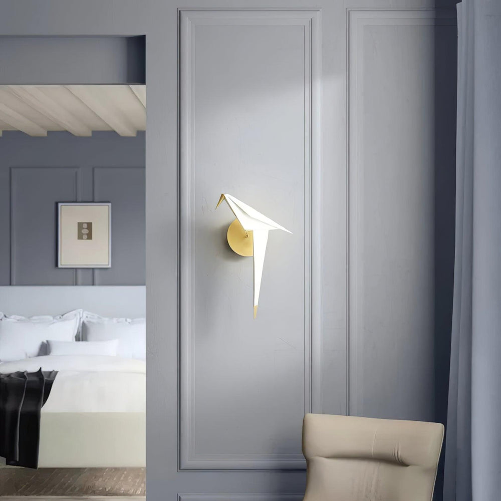 Perching Bird Wall Lamp A – detail 2