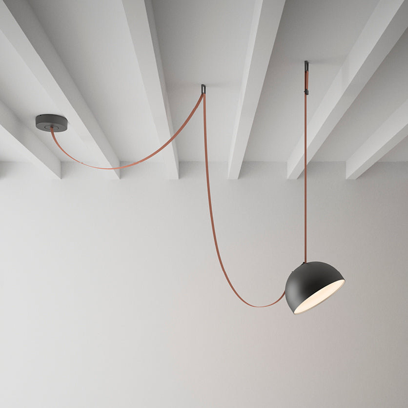 Light Rail Semispheres Canvas Pendant Lamp – detail 2