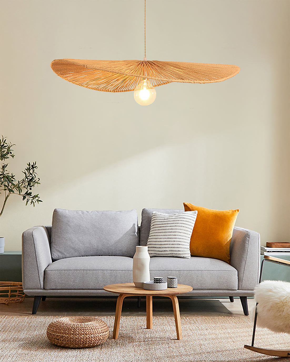 Modelli Ridotti Ridotti Pendant Lamp – Rattan | Dekorfine