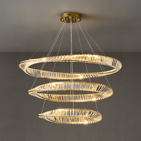 Wave Circle Crystal Chandelier – detail 11