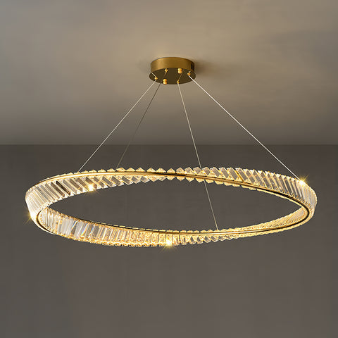 Wave Circle Crystal Chandelier – detail 12