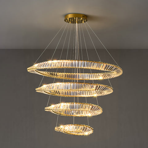 Wave Circle Crystal Chandelier – detail 20