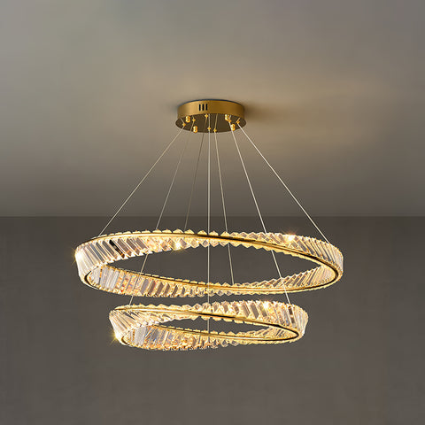 Wave Circle Crystal Chandelier – detail 6
