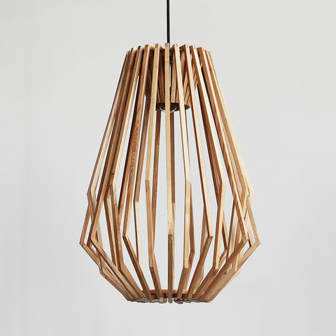 Wood Cage Pendant Lamp – detail 4