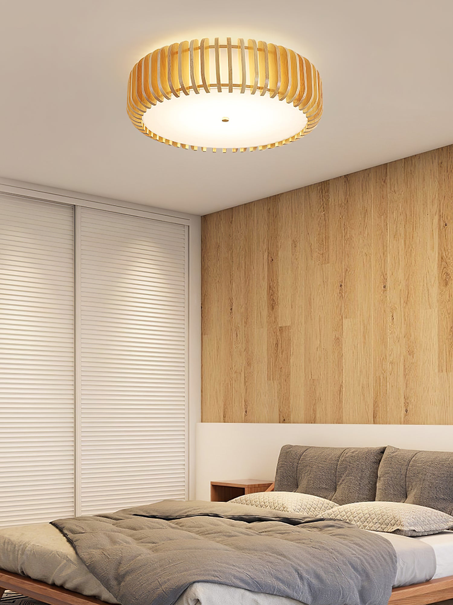 Wooden drum light deals